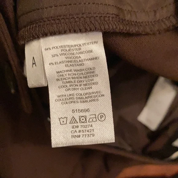 Ann Taylor The High Rise Madison Brown Pants NEW - Picture 16 of 16